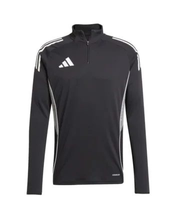 Hanorac sport barbati,  Tiro 25, negru, cu fermoar 1/2