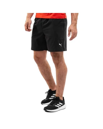 Pantaloni sport  scurti, negri, sintetici
