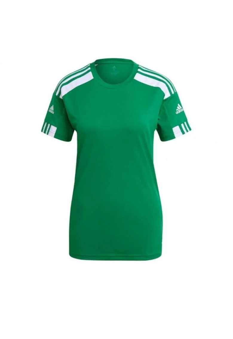 Tricou sport dama  Squadra 21, poliester, verde/alb