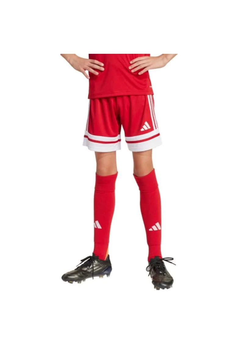 Pantaloni sport copii,  Squadra 25 Jr, scurti, rosu