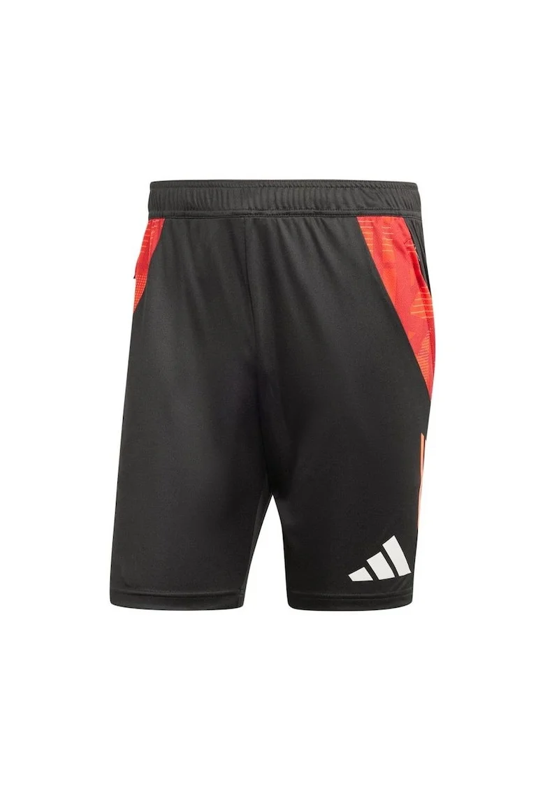 Pantaloni scurti sport,  Tiro 24, negru, poliester