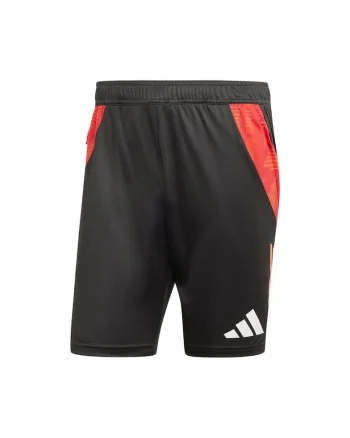 Pantaloni scurti sport,  Tiro 24, negru, poliester