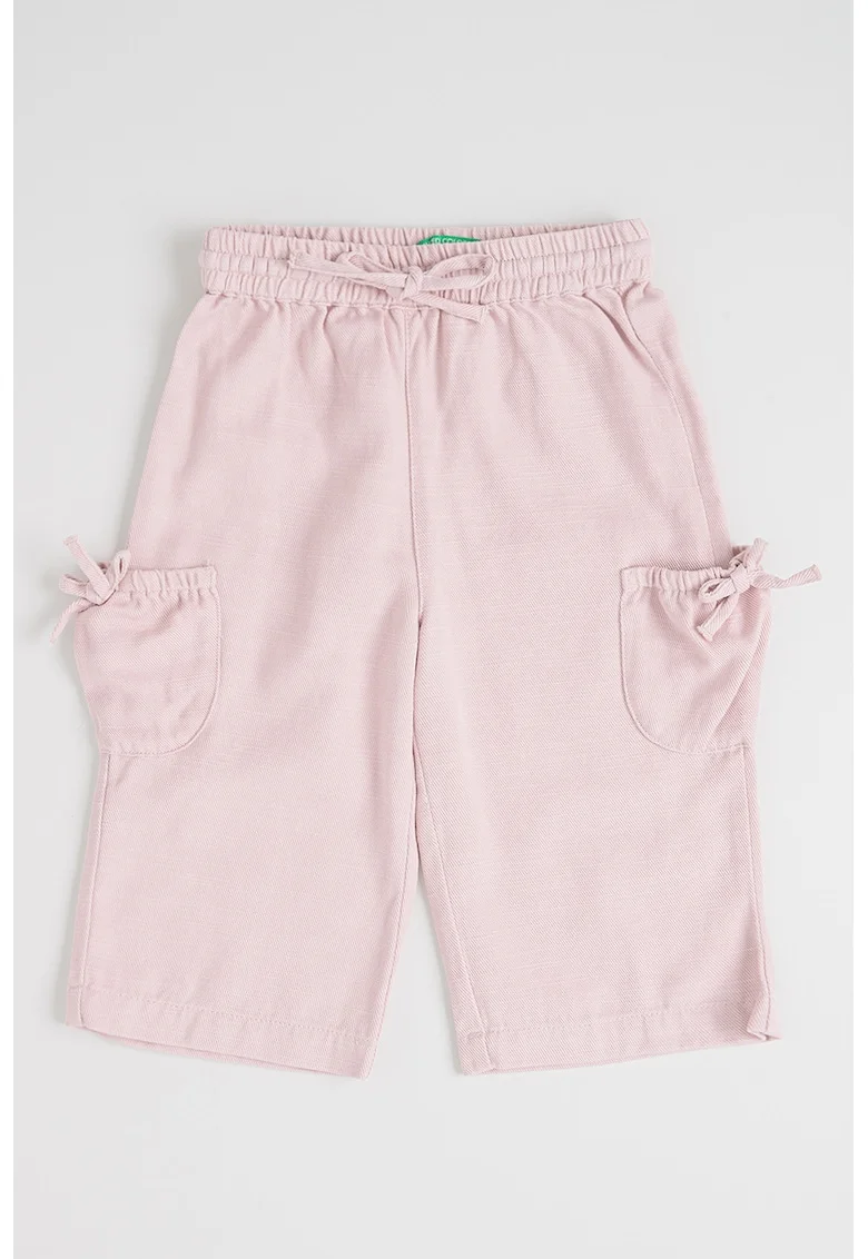 Pantaloni din amestec de lyocell, Liliac prafuit