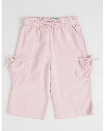 Pantaloni din amestec de lyocell, Liliac prafuit