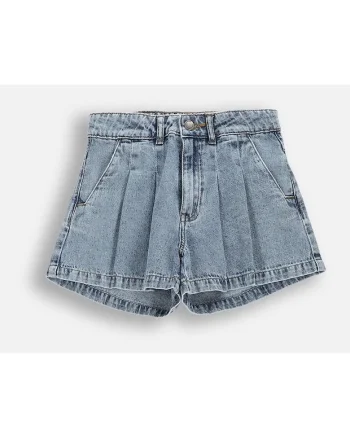 Pantaloni scurti pentru fete,  bumbac, albastri,
