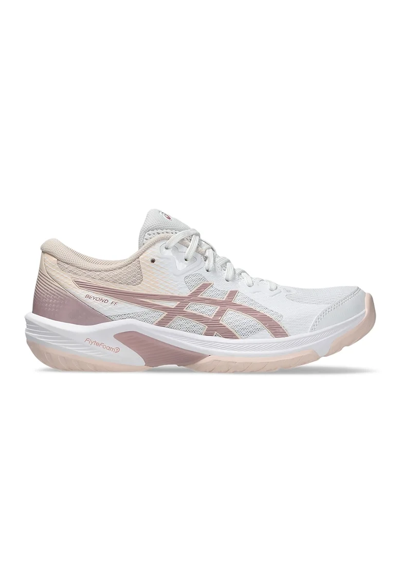 Pantofi Beyond FF pentru handbal si volei, Alb/Roz somon