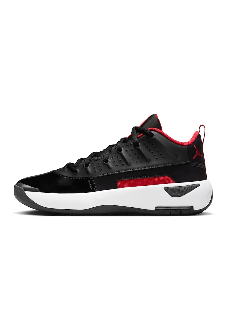 Pantofi mid-cut Jordan Max Aura 7 pentru baschet, Rosu/Negru