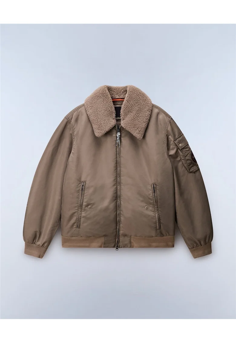 Geaca bomber Nemes Micro Curly,