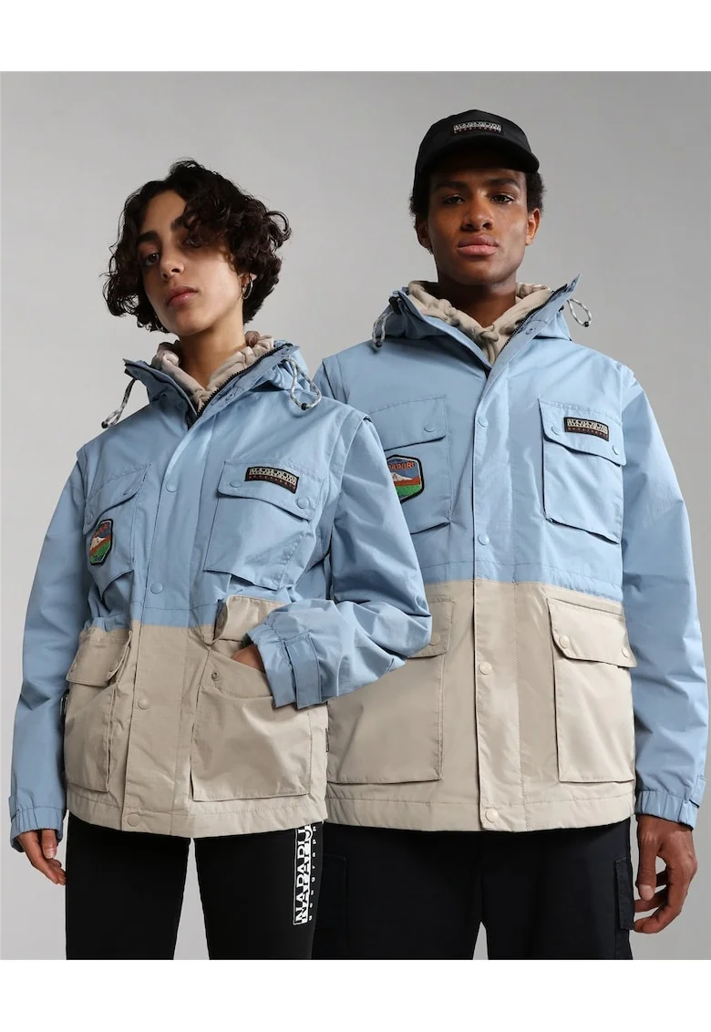 Jacheta unisex cu maneci detasabile, in doua culori,