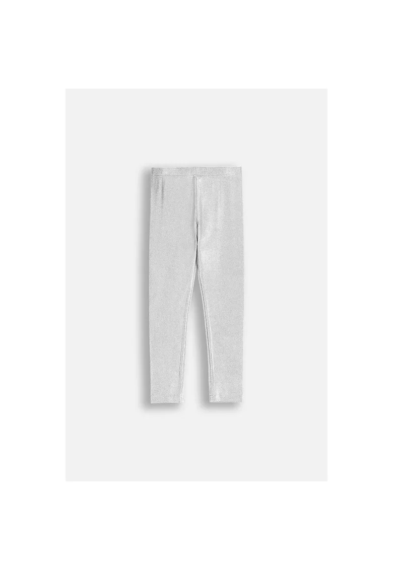 Pantaloni copii,  argintiu, bumbac,