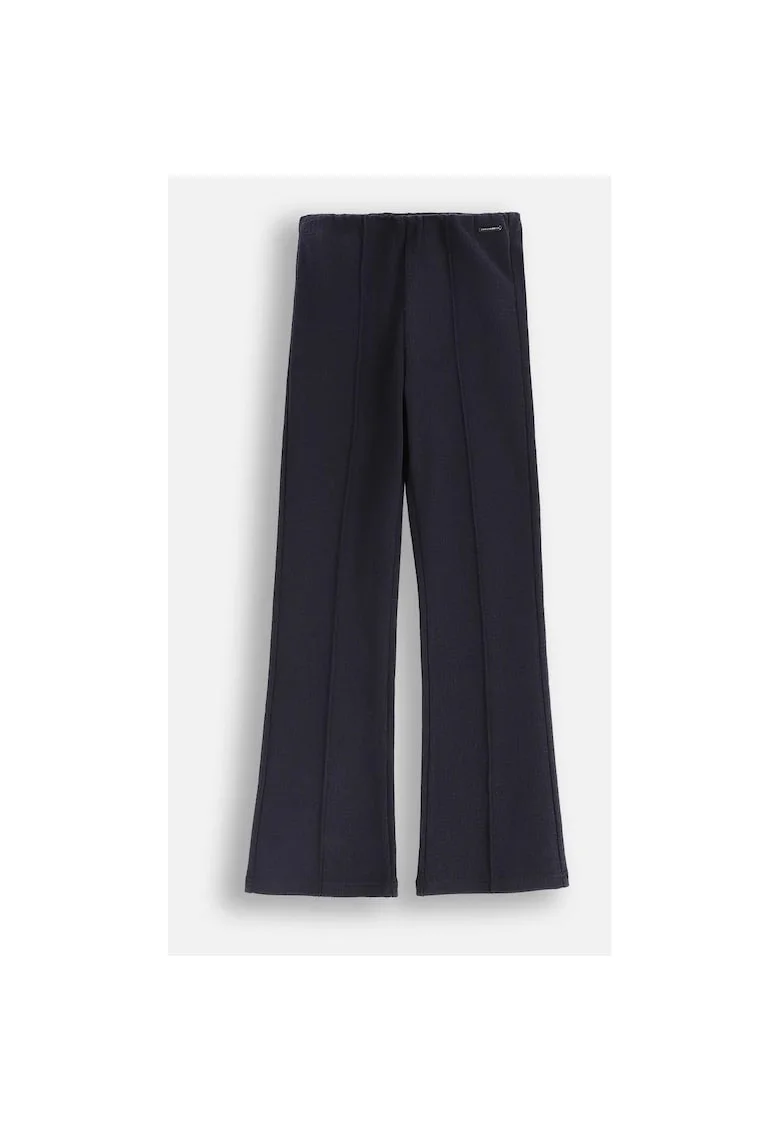 Pantaloni copii,  bleumarin, crac evazat, croiala slim fit, certificat ECO 5(R)