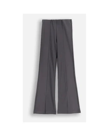 Colanti  gri grafit cu cusaturi decorative, 164 CM, set pentru fete