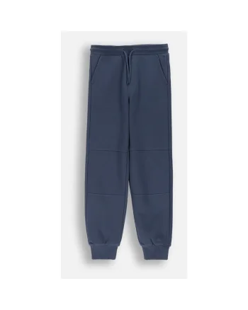 Pantaloni Trening  albastri, slim fit, 164cm