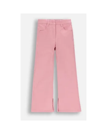 Pantaloni  pentru fete, roz, crac larg, 116cm