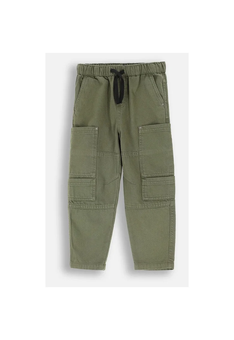 Pantaloni cargo,  ZC4119101GBK-011, bumbac, verzi,
