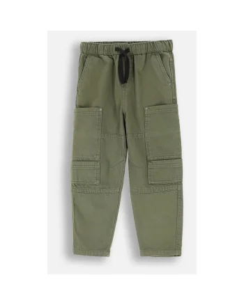 Pantaloni cargo,  ZC4119101GBK-011, bumbac, verzi,