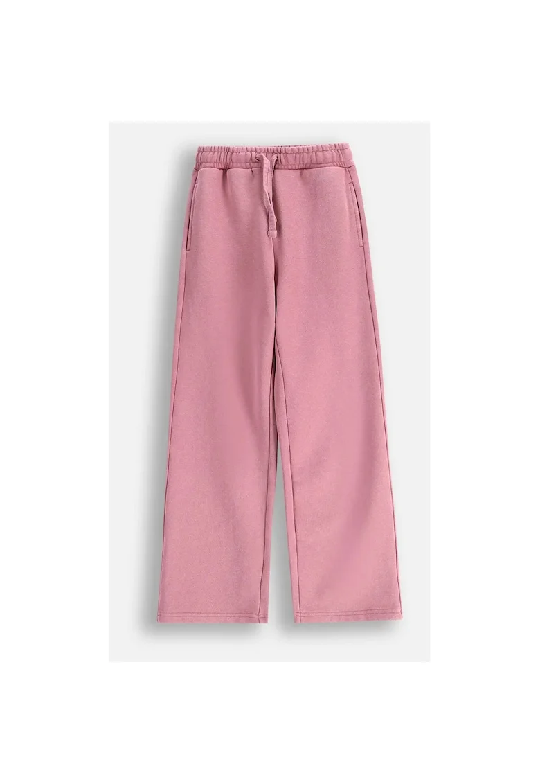 Pantaloni de training  WC5120101DGJ-033, slim fit, bumbac, roz
