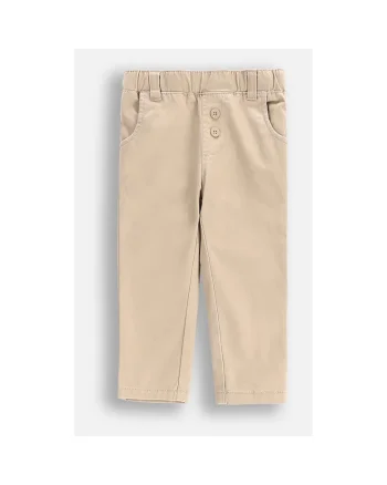 Pantaloni copii,  bumbac, bej,