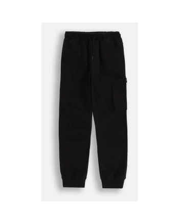 Pantaloni copii, WC5119102CBJ-021, jogger, bumbac, negru