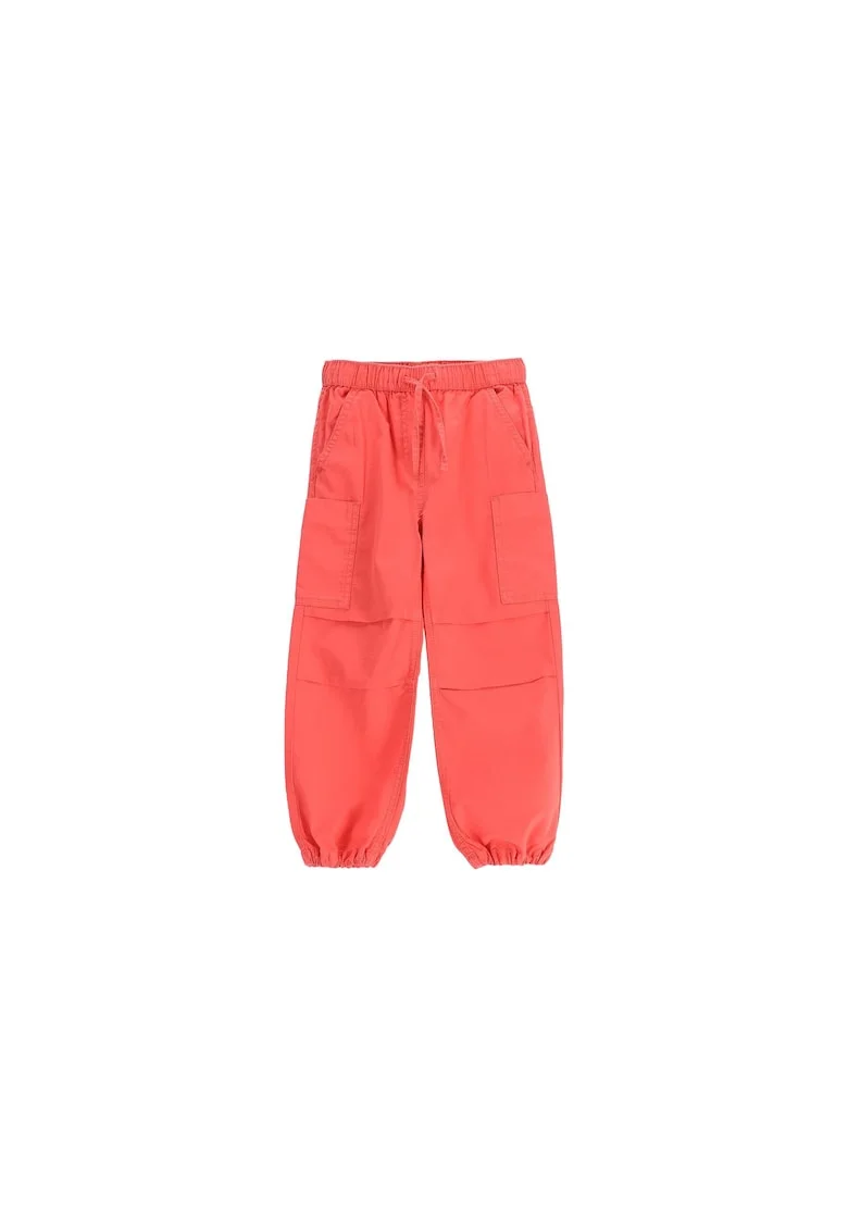 Pantaloni fete WC5119101RGK,  Bumbac, Coral
