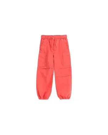 Pantaloni fete WC5119101RGK,  Bumbac, Coral