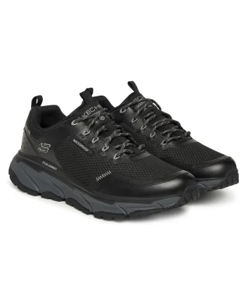 Bocanci sport barbati  D'Lux Journey, negru, textil