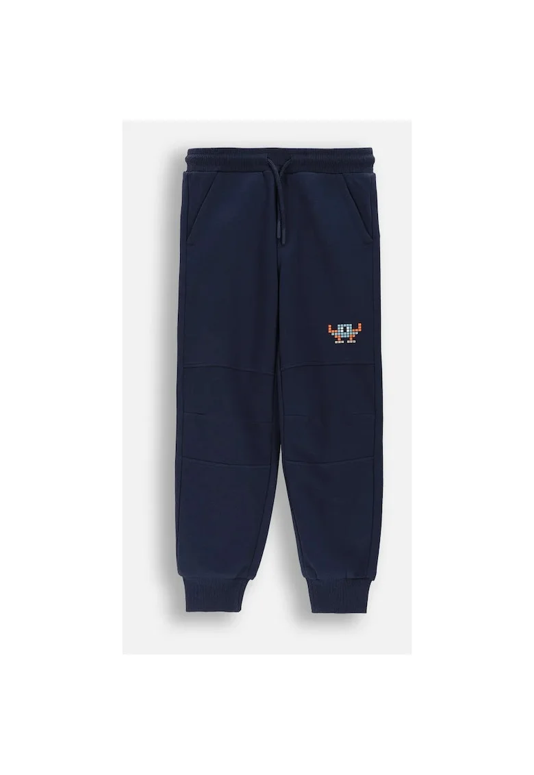 Pantaloni de Trening  bleumarin, slim fit, pentru baieti,