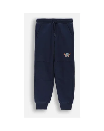 Pantaloni de Trening  bleumarin, slim fit, pentru baieti,