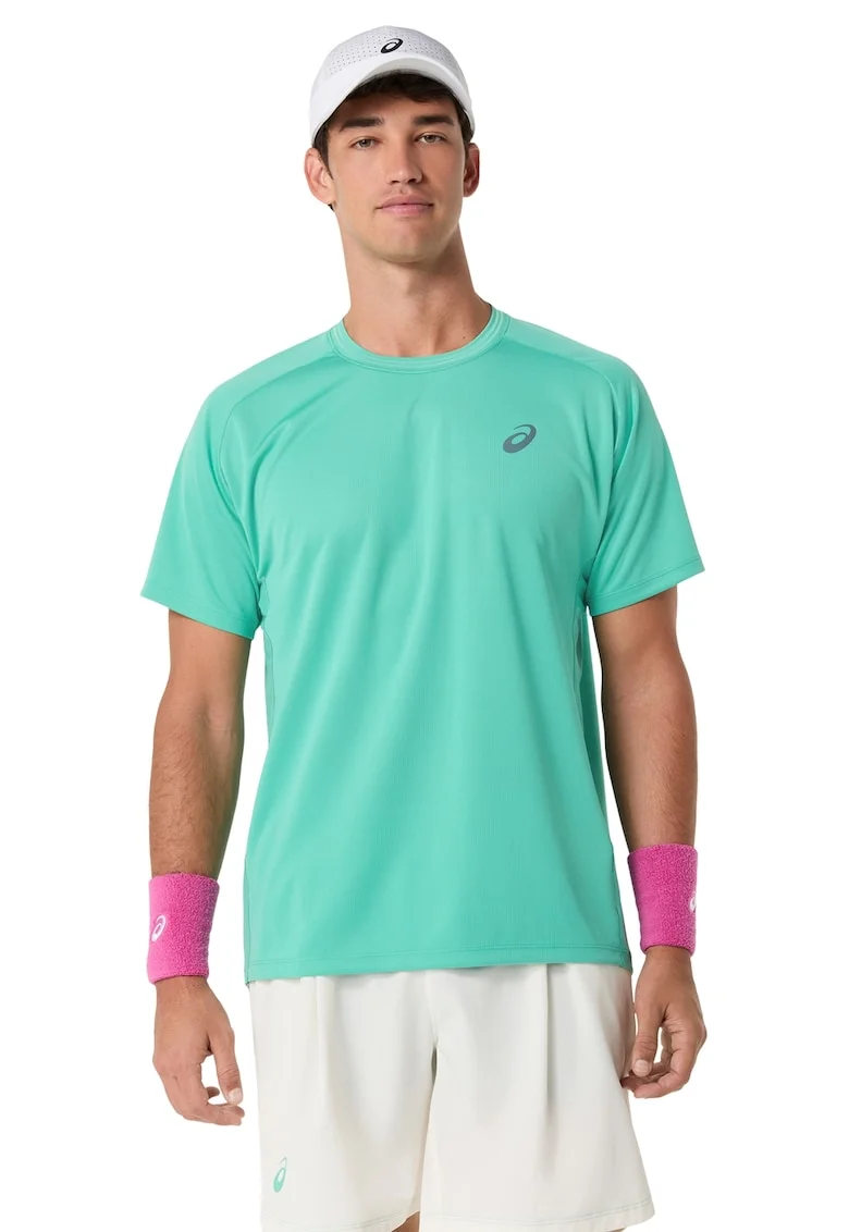 Tricou cu decolteu la baza gatului, pentru tenis Game, Verde