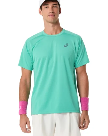 Tricou cu decolteu la baza gatului, pentru tenis Game, Verde