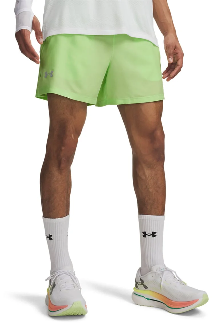 Pantaloni scurti pentru alergare Launch 5'', Verde neon