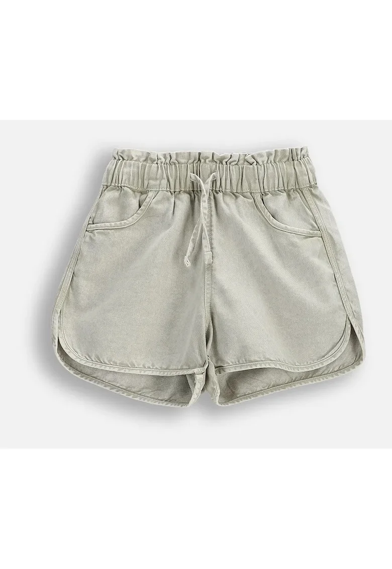 Pantaloni  paperbag, Albastru
