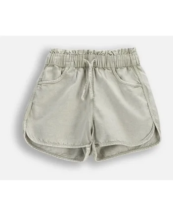 Pantaloni  paperbag, Albastru