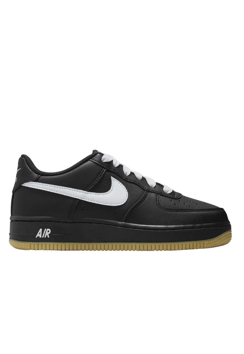 Pantofi sport dama  AIR FORCE 1 LV8 3, piele naturala, negru,