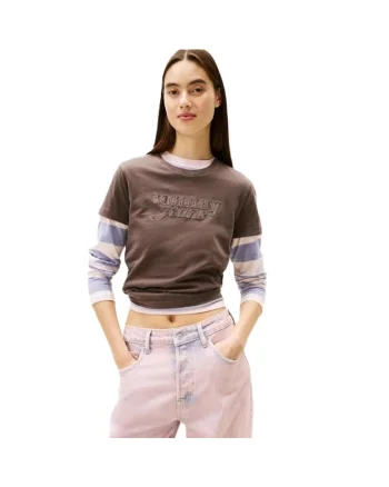 Tricou  TJW REG GMD SCRIPT TEE-DW0DW22481-GW1