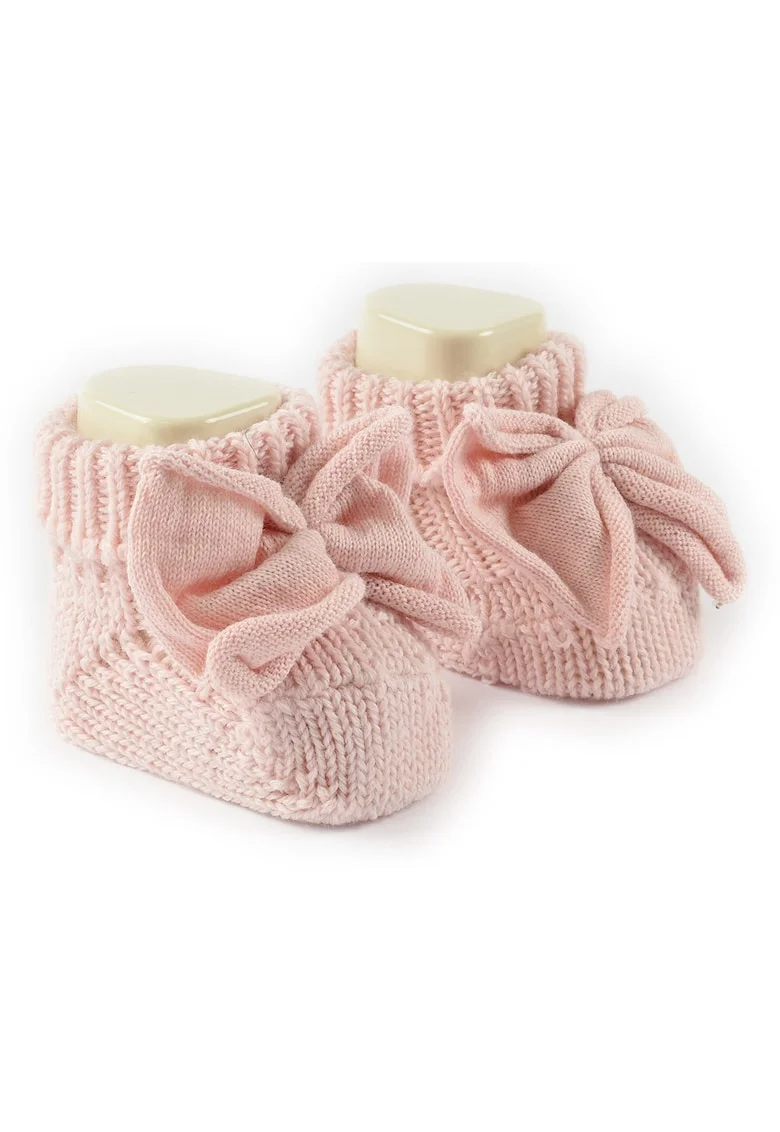 Sosete cu model pentru bebe fete, Roz