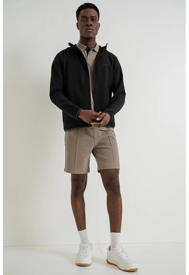Jacheta slim fit rezistenta la apa Commuter, Negru