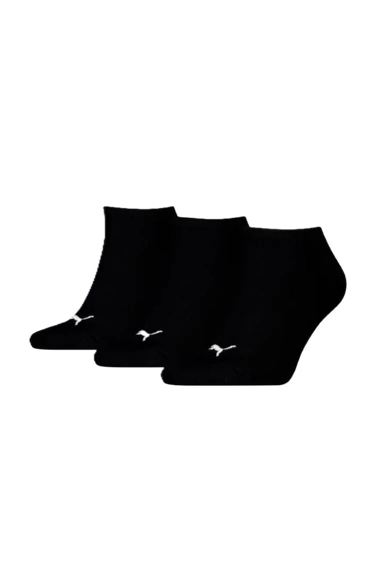 Sosete  pentru Barbati, unisex sneaker plain 3p, 938624-06, Negru, Negru