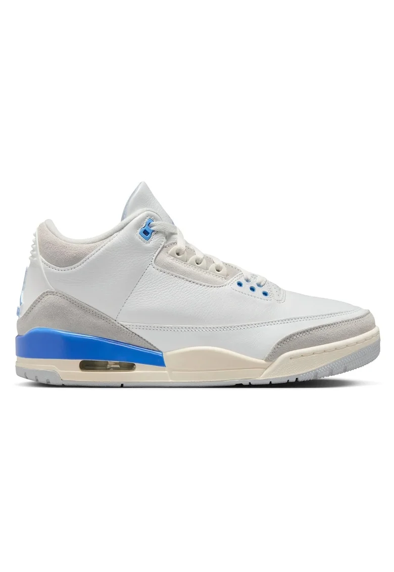Air  Retro 3 Lucky Shorts, Alb crem