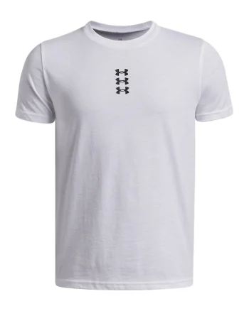 Tricou regular fit cu imprimeu logo, pentru baschet Hoops, Negru/Alb murdar
