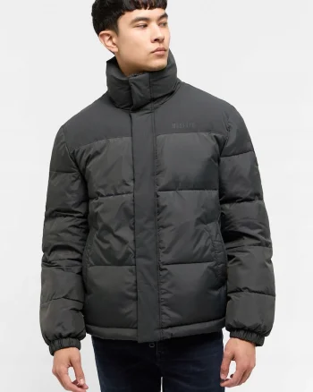 Jacheta Barbati,  Oakfield, Regular Fit, Design Clasic, Maneci Lungi, 2 Buzunare, Cu Fermoar, Bumbac, 3XL INTL, Negru