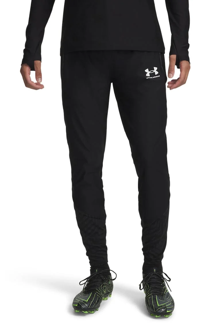 Pantaloni de trening pentru fotbal Challenger Pro, Alb/Negru