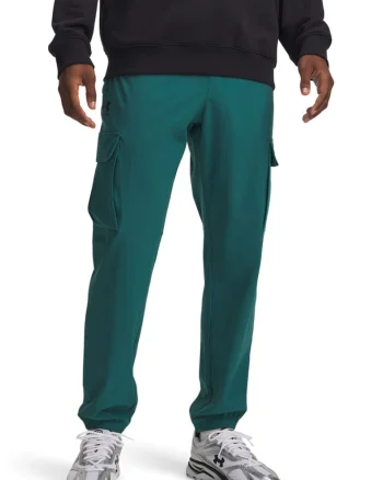 Pantaloni crop pentru fitness Vibe, Verde persan