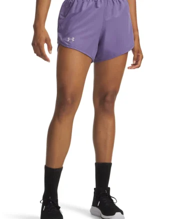 Pantaloni scurti pentru alergare Fly By 3'', Ametist