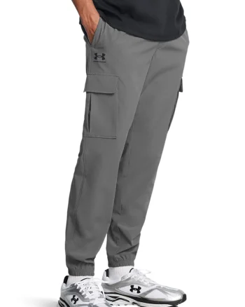 Pantaloni crop pentru fitness Vibe, Gri inchis