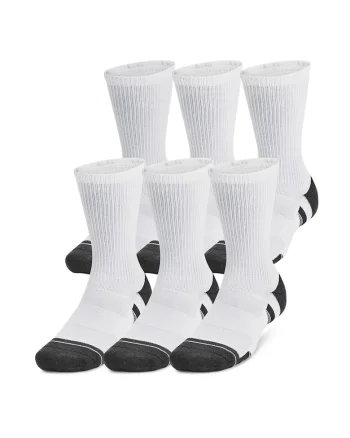 Set de sosete unisex pentru fitness Performance - 6 perechi, Alb/Negru