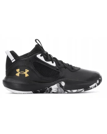 Pantofi sport mid-high, din piele, pentru baschet Lockdown 6,