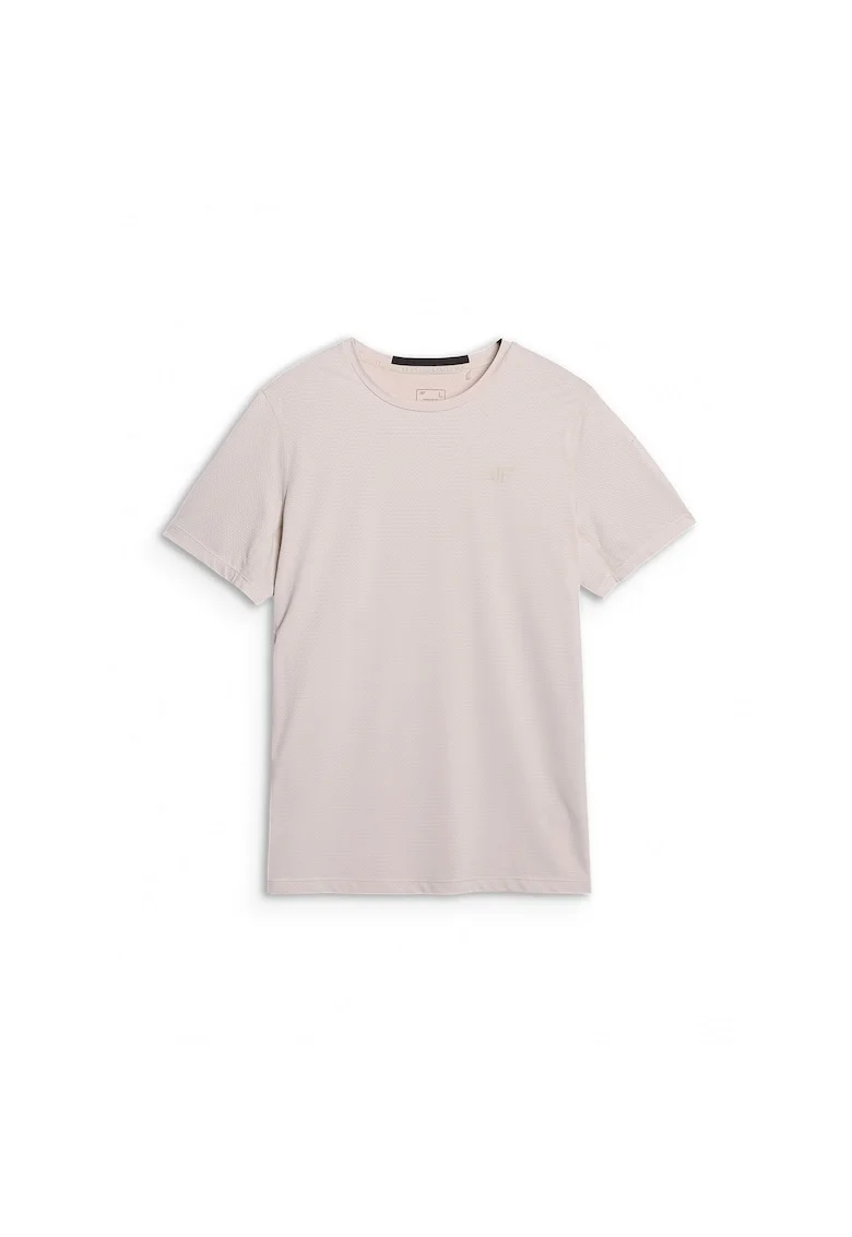 Tricou Antrenament Barbati,  Uscare Rapida, Material Sintetic Durabil, Crem, Crem