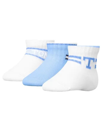 Set 3 perechi sosete scurte copii  701236341, Albastru deschis