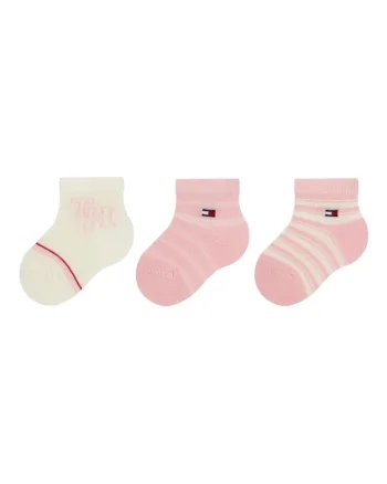 Set 3 perechi sosete scurte copii  701236342, Roz
